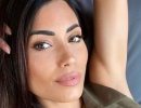 Moda e acconciature, i leggings cut out di Federica Nargi e la ponytail alta